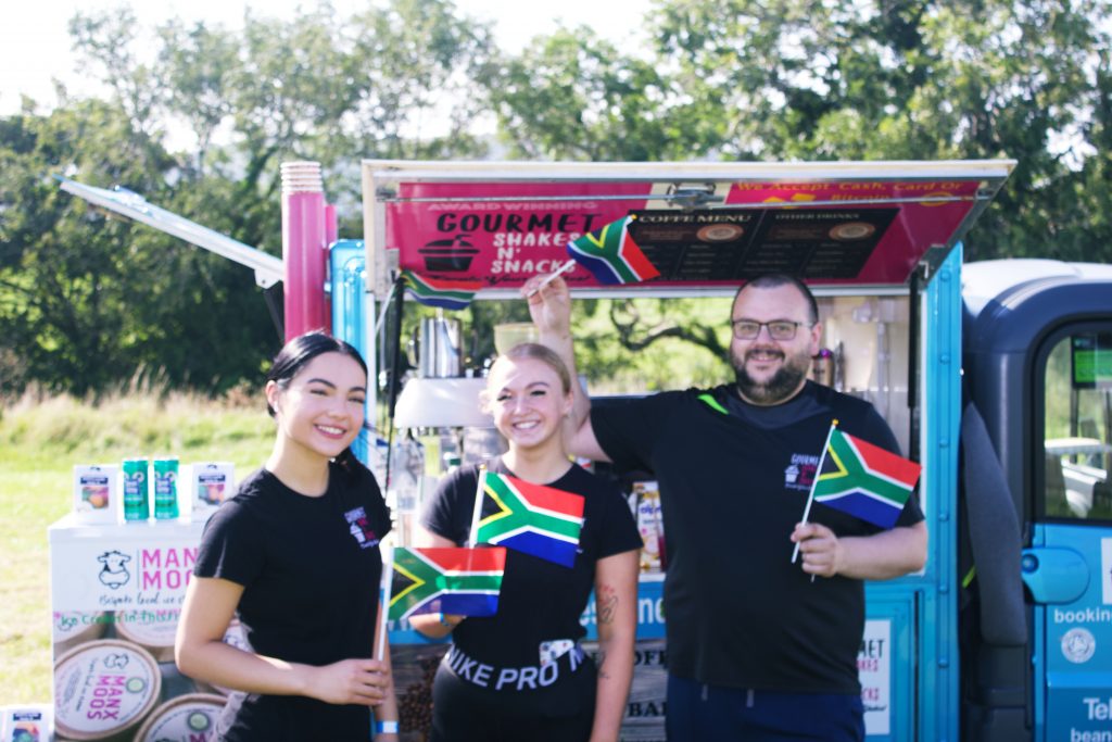 Gourmet Shakes and Bean on the Scene with their South African specialities – cream soda floats and Sparberry smoothies